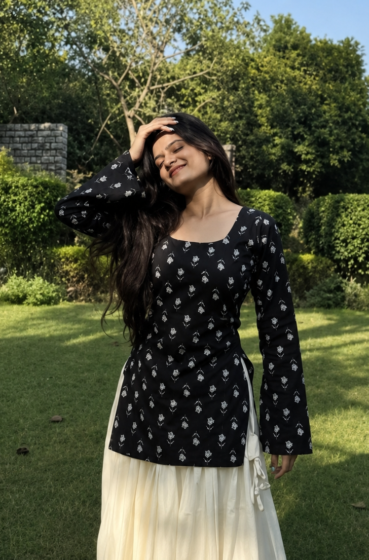 Hot Short Kurti | Daily Wear Ethenic Top 🌸